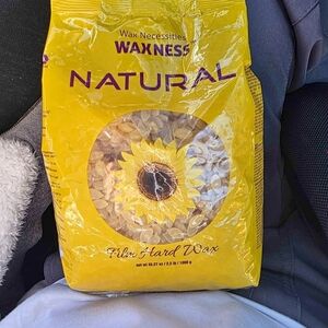 Natural Hard Wax Beans - Film Wax - 1kg / 2.2 Ib (New, Sealed)